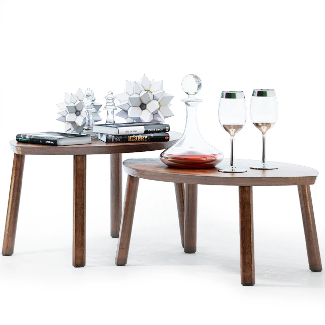 IKEA \ STOCKHOLM \ Set of tables, 2 pcs. + Decor. — Descargar