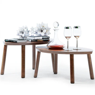 IKEA \ STOCKHOLM \ Set of tables, 2 pcs. + Decor. — Ver 1