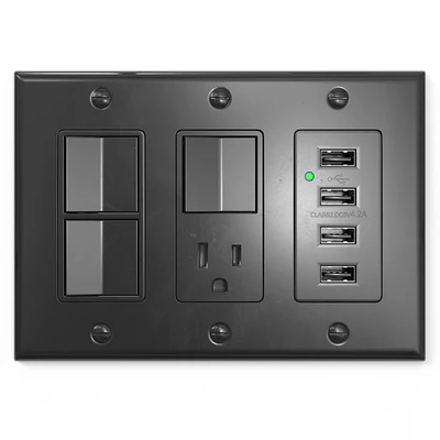 Bestten US wall switch and sockets — Вид 5