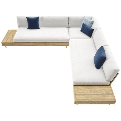 Portside Outdoor Low Sectional — Вид 4