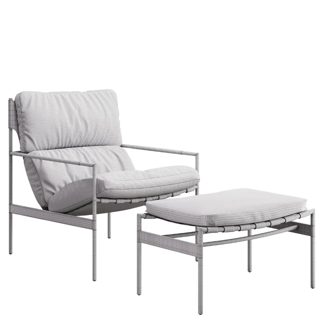 Кресло STUART SLING CHAIR от WEST ELM — Скачать