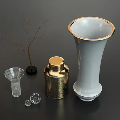 Luxury Deco Vases — Ver 3