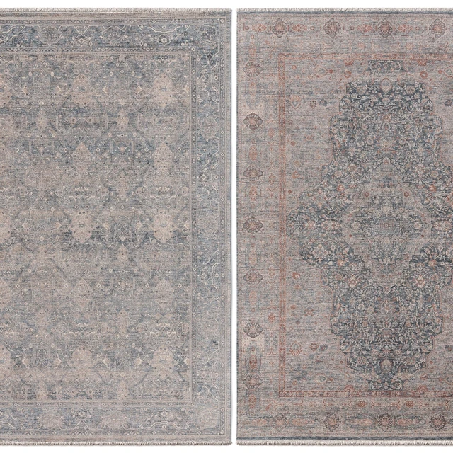 Набор ковров Benuta Juna Blue Beige Grey Multicolor Rug set — Скачать
