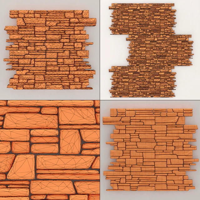 Wall stone clincer rock decor n1 / Каменная клинкерная стена — Скачать