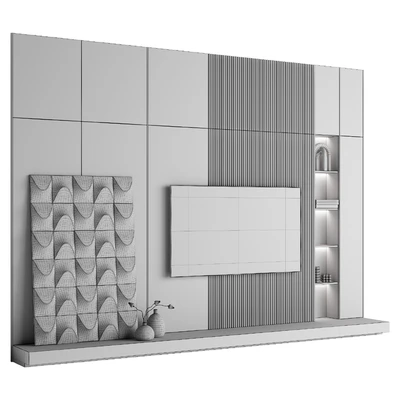 TV Wall Set 002 — Ver 3