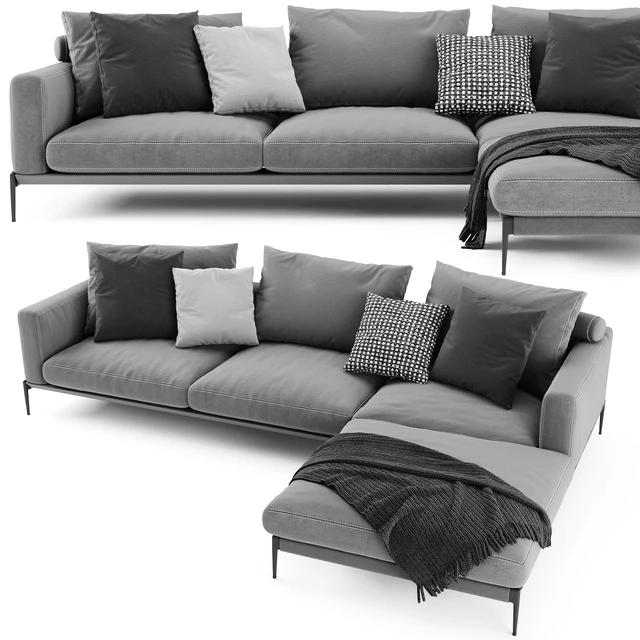 Flexform Romeo Sectional Sofa — Скачать