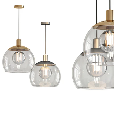 Sculptural Glass Globe 7-Light — Descargar