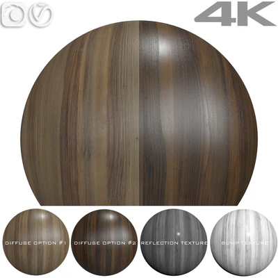 Seamless textures - WALNUT — Ver 1