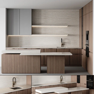 kitchen modern-025 — Вид 1