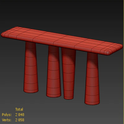 CB2 Inverse Console Table — Ver 3