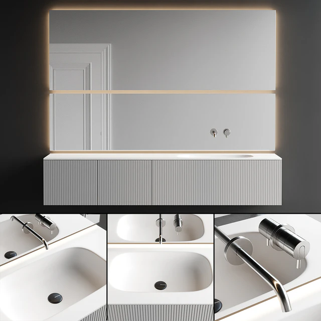 Antonio Lupi Design Binario 12 Vanity Unit Set 2 — Descargar