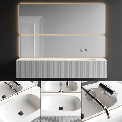 Antonio Lupi Design Binario 12 Vanity Unit Set 2 — Ver 1