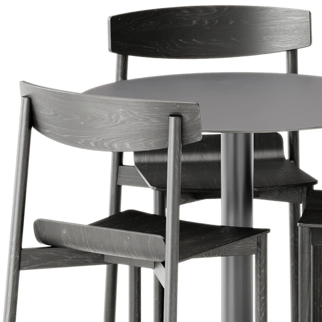Wox 2 Wood Chair by Artu and Mesa Mona Table by Diabla — Descargar