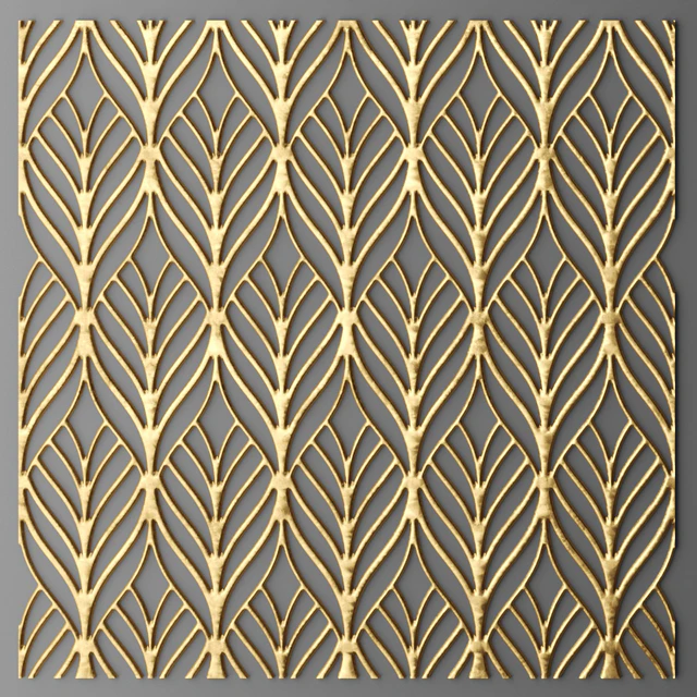 Set. The panel, grille. Panel, grille. Lattice, panel, pattern, art, abstraction, decorative, interior, wall decor, gold, luxury — Descargar