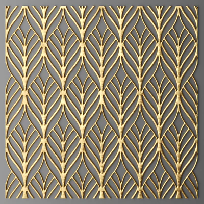Set. The panel, grille. Panel, grille. Lattice, panel, pattern, art, abstraction, decorative, interior, wall decor, gold, luxury — Ver 3
