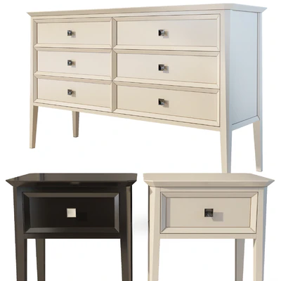 Chest of drawers and dresser. The Werby Ellington. dresser, nightstand. — Ver 2