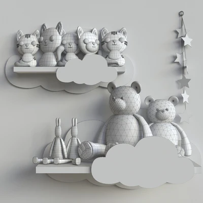 Collection of plush toys for children — Ver 2