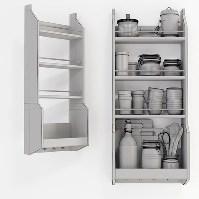 Shelf hinged IKEA VADHOLMA — Ver 3