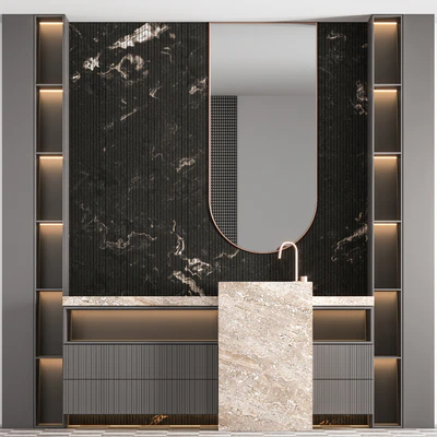 Bathroom Furniture Set  04 — Вид 1