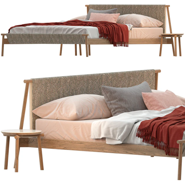 Bed from the factory Bolzan collection Jack-e — Скачать