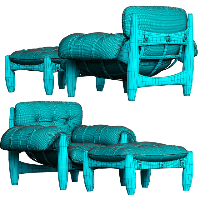 Mole Lounge Armchair — Descargar