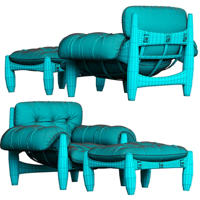 Mole Lounge Armchair — Ver 3
