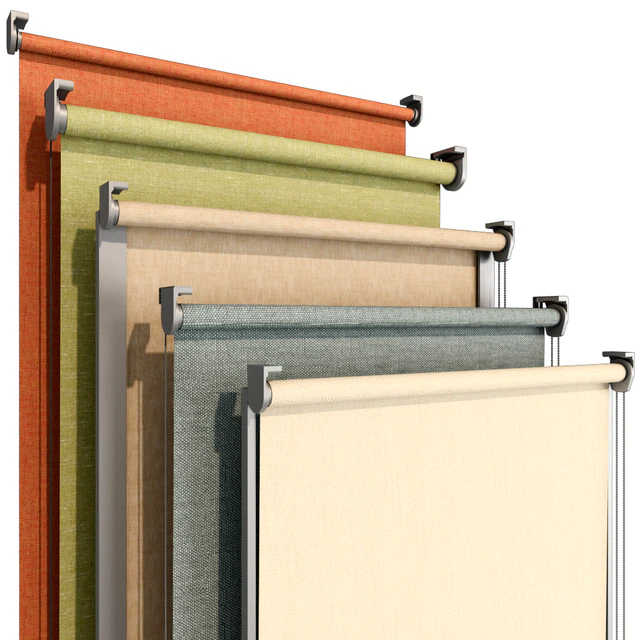 Рулонные шторы жалюзи / Roller blinds set — Скачать