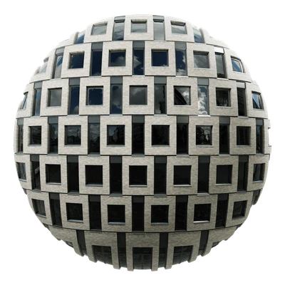staggered grid brick facade texture light beige — download
