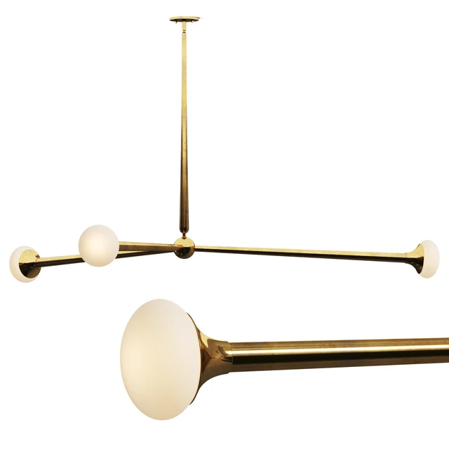 CB2 Phoebe Polished Brass Chandelier — Скачать