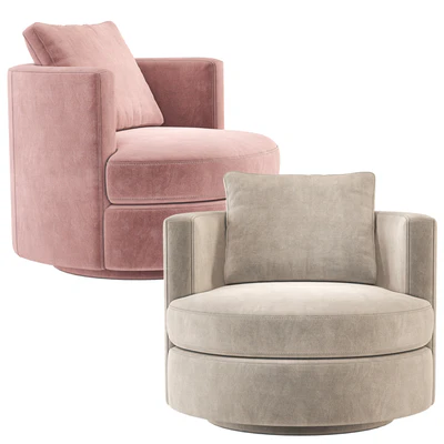 Wren Swivel Chair Restoration Hardware RH — View 5
