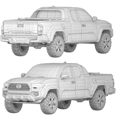 Toyota Tacoma extended cab 2017 — Вид 7