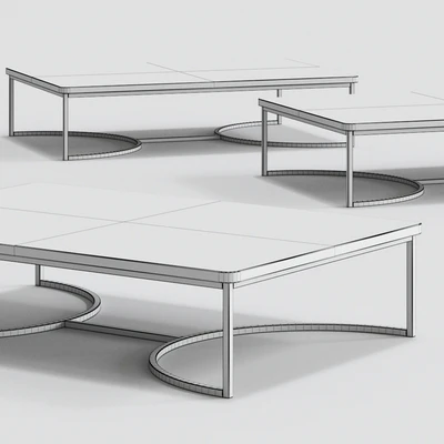Blue Moon by CPRN HOMOOD coffee table — Ver 2