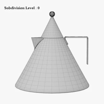 Aldo Rossi Kettle Il conico — Ver 2