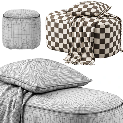 Vorsen - Round Ottoman Stool — Вид 5