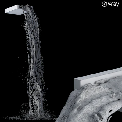 Waterfall fountains 002 — Ver 3
