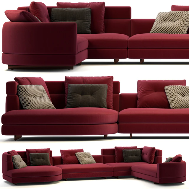 Minotti alexander sofa — Descargar