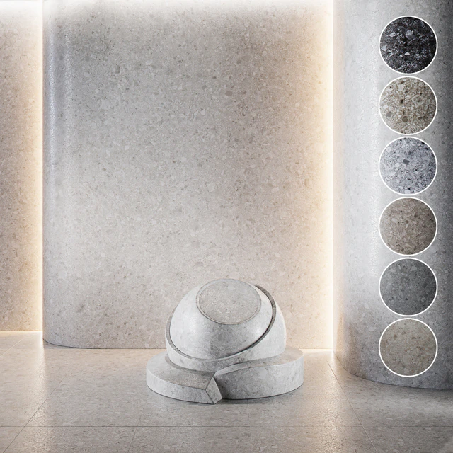 Terrazzo marble set (seamless) | 03 — Descargar