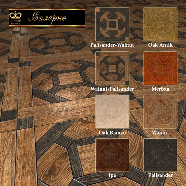 Parquet shield Salerno (8 colors) — Descargar
