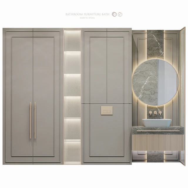 Bathroom furniture set 58 — Descargar
