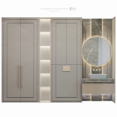 Bathroom furniture set 58 — Ver 2