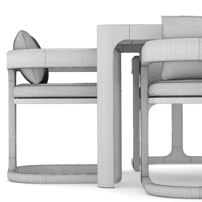 RH Outdoor Cassale table-chair — Вид 5
