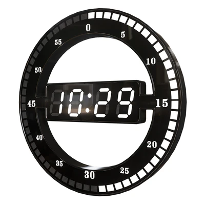LED Ring Wall Clock — Ver 6
