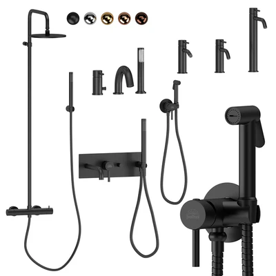 Paffoni Light set 2 | С регулируемым шлангом для душа — Вид 1