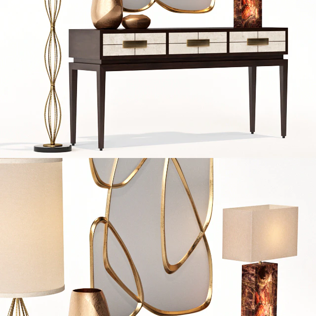 Allegro Three-Drawer Console Table — Descargar