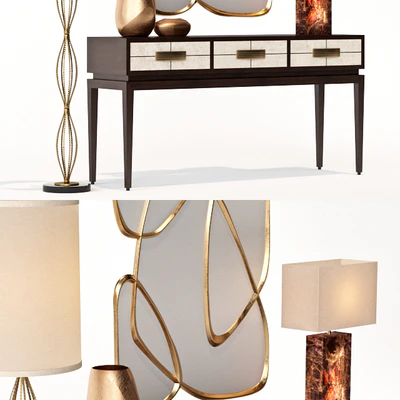 Allegro Three-Drawer Console Table — Ver 3