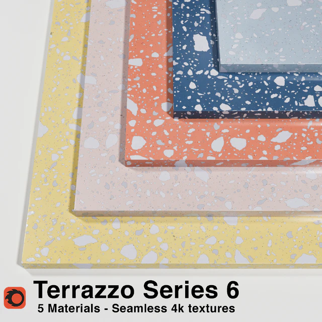 Terrazzo - Series 6 (5 Seamless Materials) — Скачать
