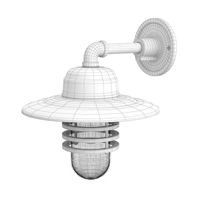 The Hatted Layered Vapor Jar Wall Light — View 4