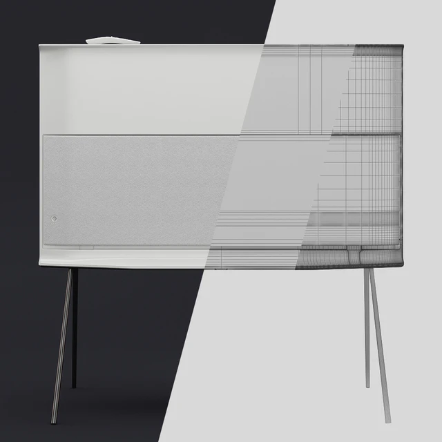 Samsung QLED The Serif TV white — Descargar