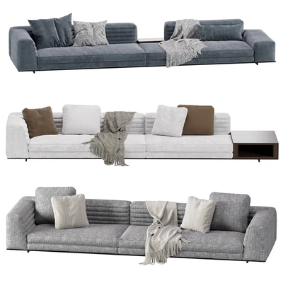 Sofa Roger Minotti 3 Version / 3 Color — Ver 1