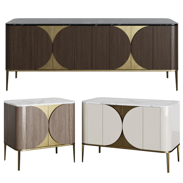 Art Deco chest of drawers and bedside 06 — Descargar